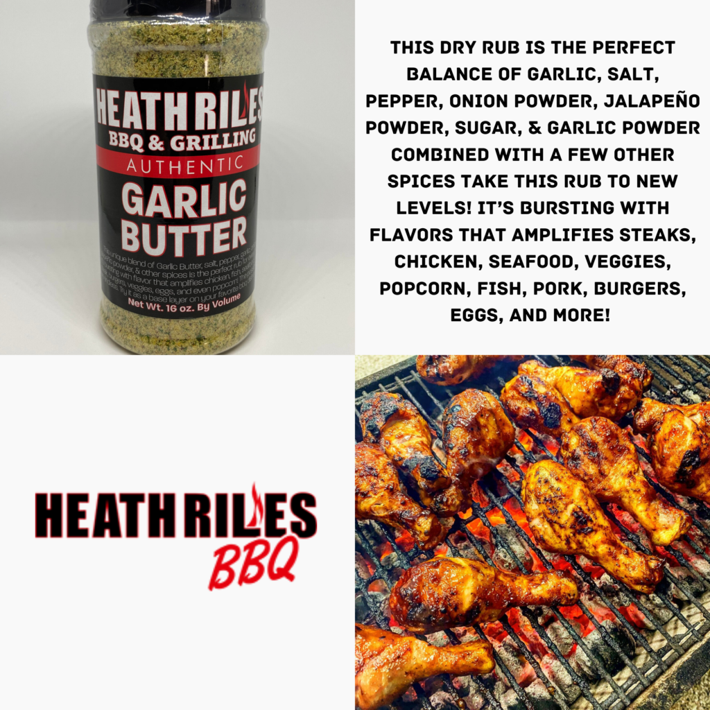 Heath Riles Bbq Garlic Butter Huge 16 Oz 7853